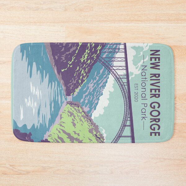 Item preview, New River Gorge National Park West Virginia Bridge Vintage designed and sold by KrisSidDesigns.