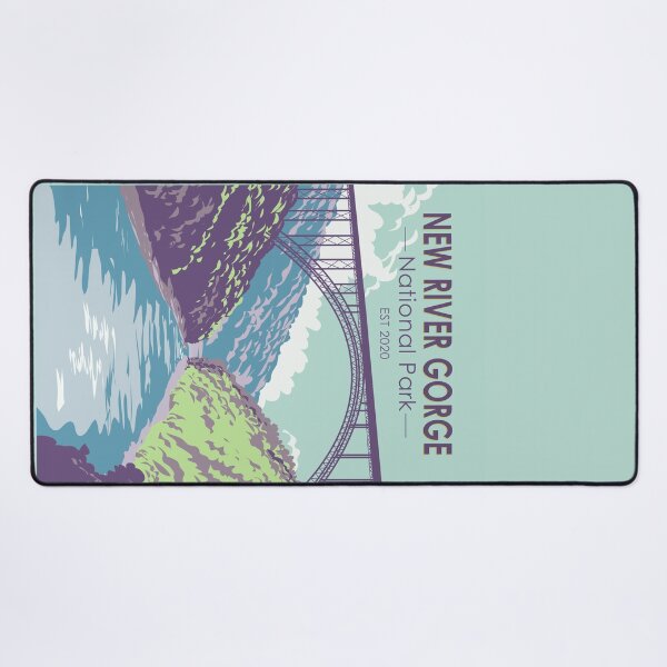 Item preview, New River Gorge National Park West Virginia Bridge Vintage designed and sold by KrisSidDesigns.