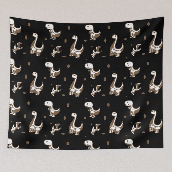 Item preview, The real reason dinosaurs became extinct - A Black and White Dinosaur Pattern designed and sold by crazycollective.
