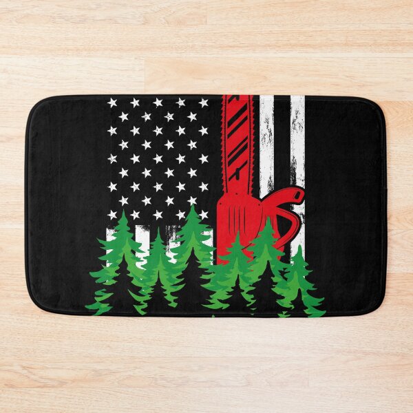 Item preview, Lumberjack Logger American Flag Funny Arborist designed and sold by MakeGoodChoices.