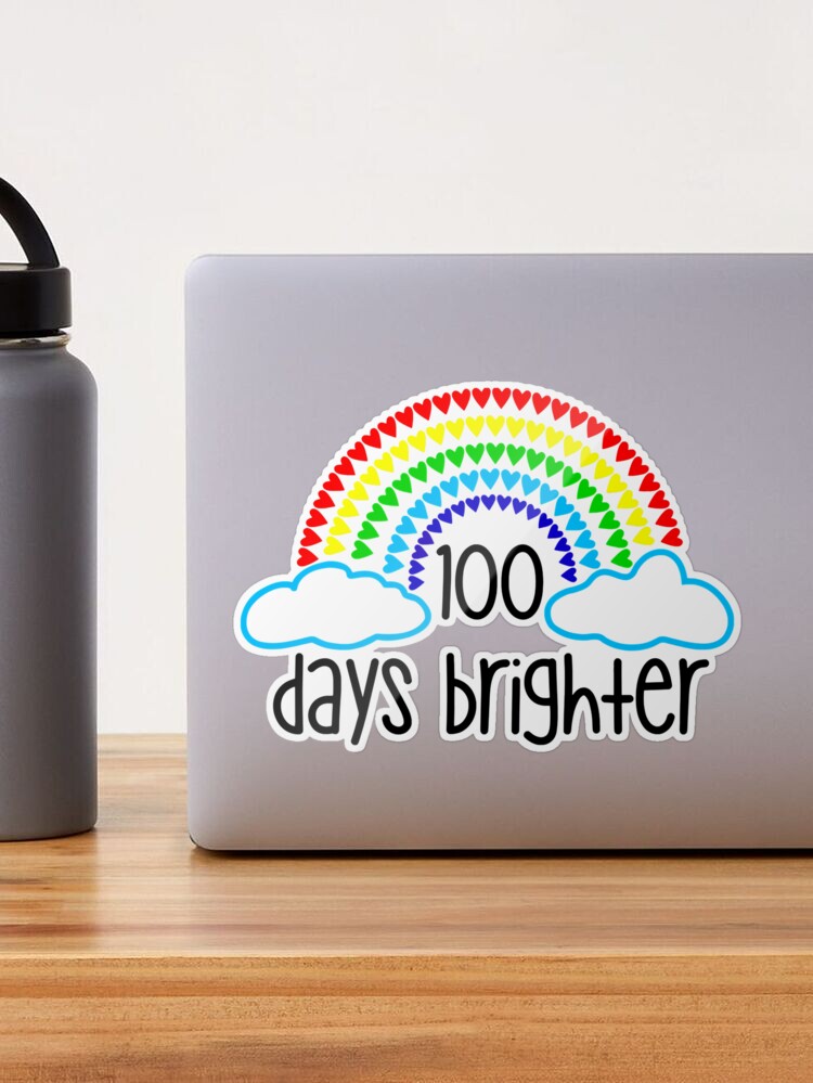 100 Rainbow Stickers (Glossy) — Fresh Prints of CT