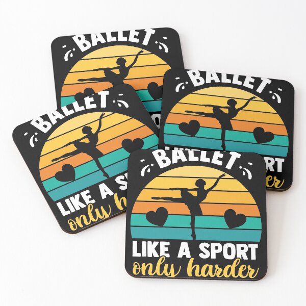 Item preview, Ballet Like A Sport Only Harder Ballerina Dancing designed and sold by MakeGoodChoices.