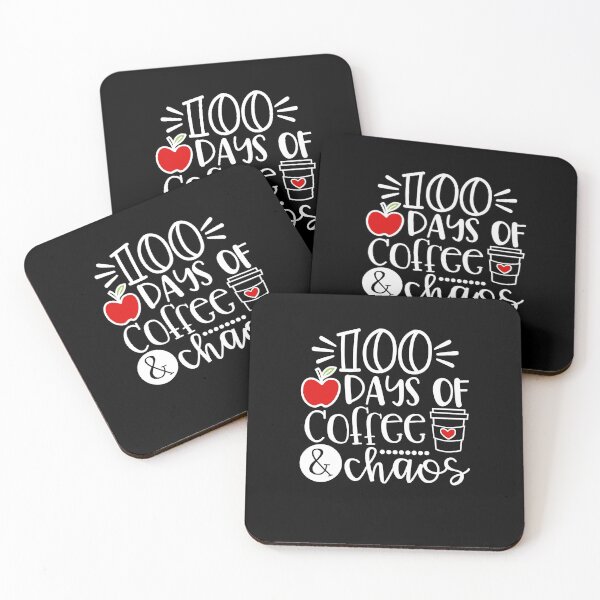Item preview, 100 Days Of Coffee Chaos Teacher Happy 100 Days Of School designed and sold by PedroxFigueroa.