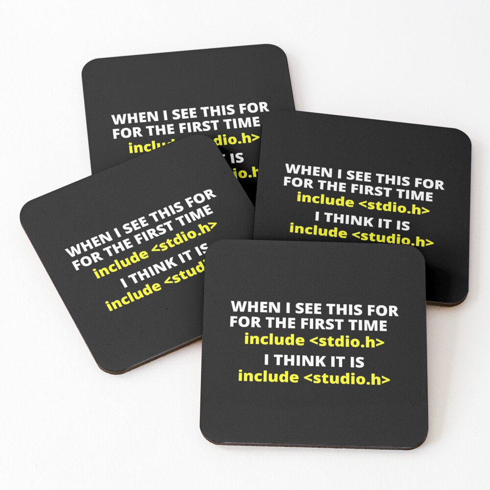 Item preview, Coasters (Set of 4) designed and sold by TastefulTees.