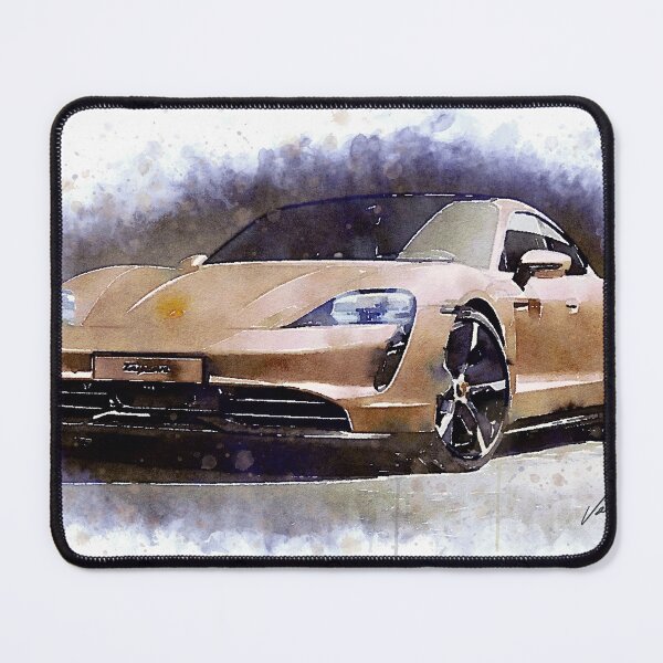 Item preview, Watercolor Super Car r Collection - Taycan by Vart designed and sold by vartstudio.