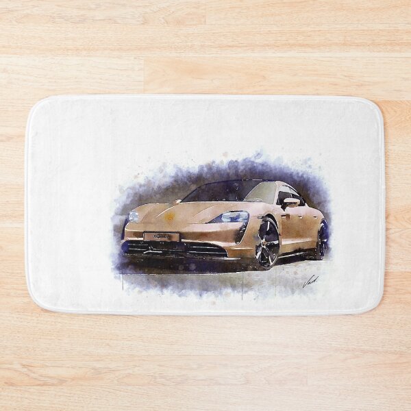 Item preview, Watercolor Super Car r Collection - Taycan by Vart designed and sold by vartstudio.