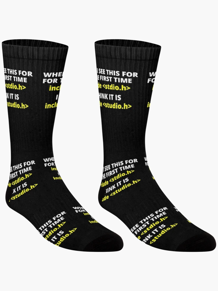 Thumbnail 3 of 5, Socks, Computer Programmer Coders Software Engineer designed and sold by TastefulTees.