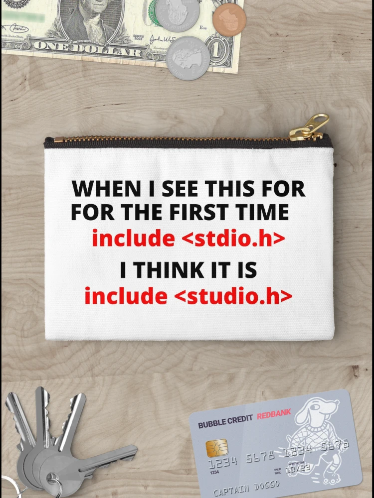 Thumbnail 3 of 4, Zipper Pouch, Computer Programmer Coders Software Engineer designed and sold by TastefulTees.