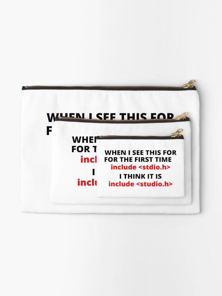 Thumbnail 2 of 4, Zipper Pouch, Computer Programmer Coders Software Engineer designed and sold by TastefulTees.