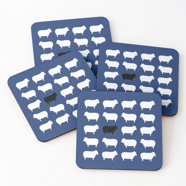 Item preview, Black Sheep Sweater Pattern Blue designed and sold by Identity Club Co.