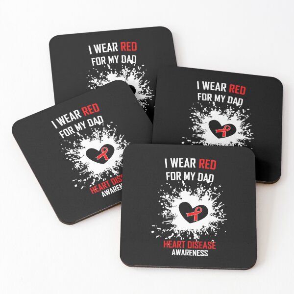 Item preview, I Wear Red For MY DAD (Heart Disease Awareness) designed and sold by SE-design-.