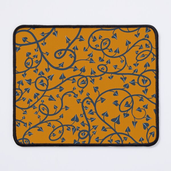Item preview, Orange and Navy Blue Vines designed and sold by medinacreative.