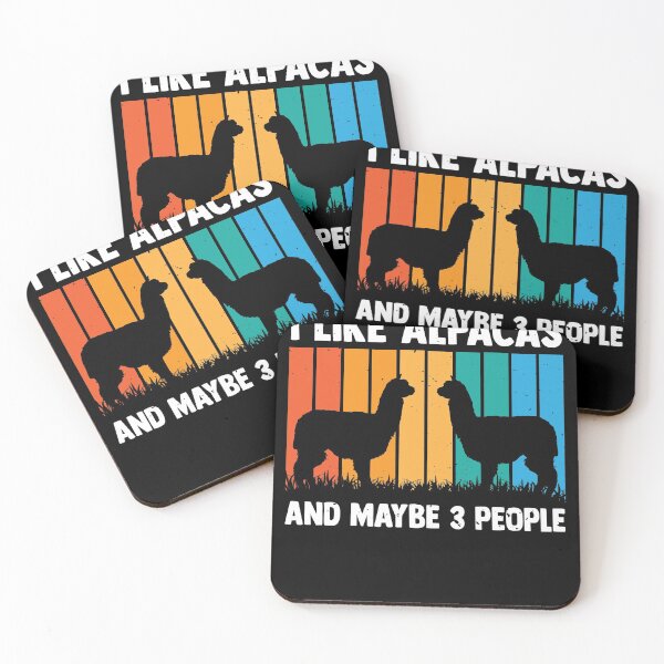 Item preview, I Like Alpacas And Maybe Three 3 People Funny designed and sold by MakeGoodChoices.