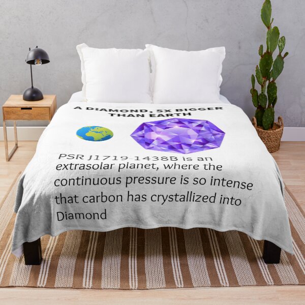 Item preview, Astronomy Galaxy Science Fact Earth Diamond Planet designed and sold by TastefulTees.