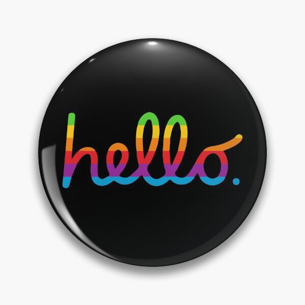 Item preview, Hello - Rainbow designed and sold by Store-Designify.