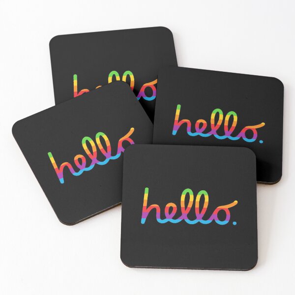Item preview, Hello - Rainbow designed and sold by Store-Designify.
