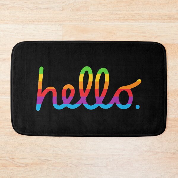 Item preview, Hello - Rainbow designed and sold by Store-Designify.