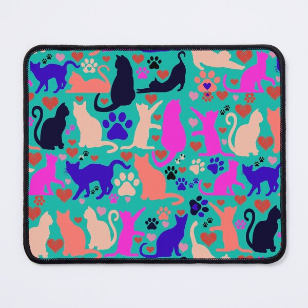 Item preview, Pattern of cats designed and sold by Layla Art.