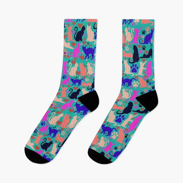 Item preview, Pattern of cats designed and sold by Layla Art.
