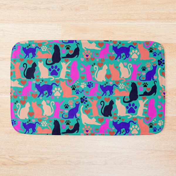 Item preview, Pattern of cats designed and sold by Layla Art.