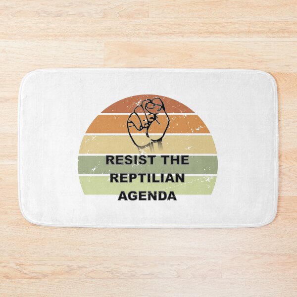 Item preview, Resist The Reptilian Agenda Retro Sunset Drawing designed and sold by Almdrs.