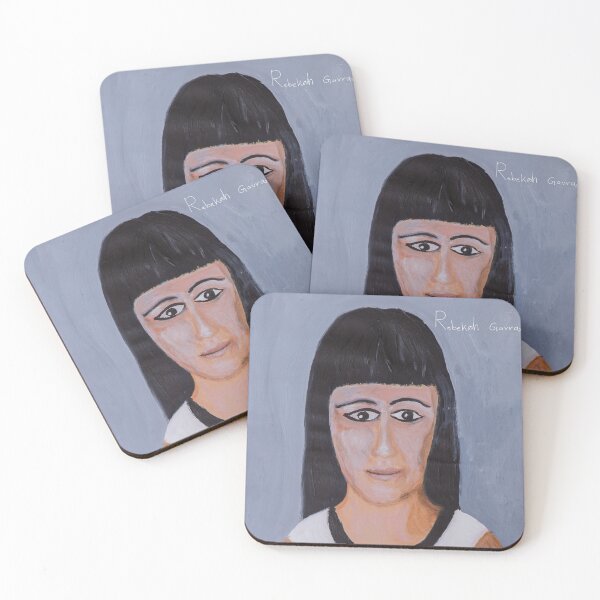 Item preview, Serious lady with black hair designed and sold by Rebekah Gavra.