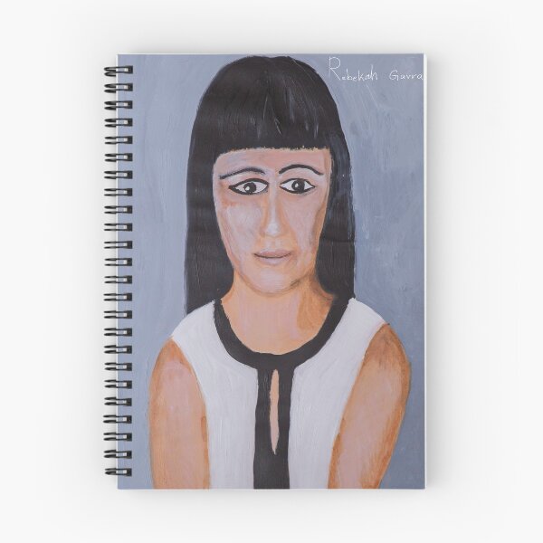 Item preview, Serious lady with black hair designed and sold by Rebekah Gavra.