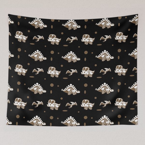 Item preview, The real reason dinosaurs became extinct - A Black and White Dinosaur Pattern designed and sold by crazycollective.
