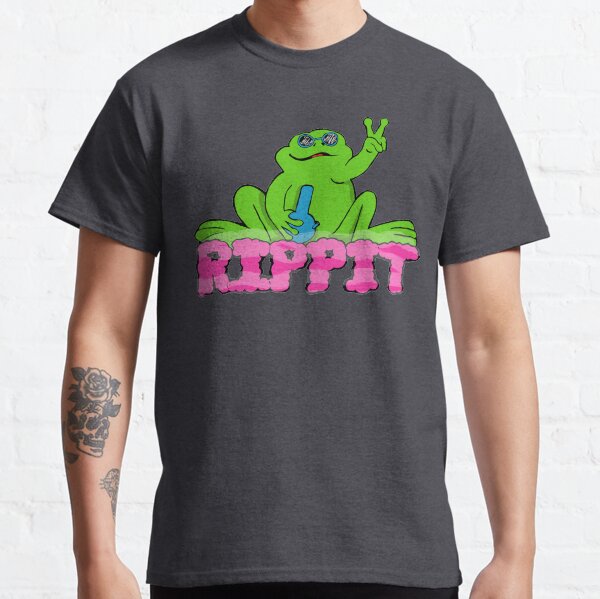 Rippit The Stoner Peace Frog Classic T-Shirt