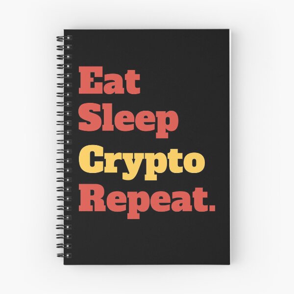 Item preview, Copy of Eat Sleep Crypto Repeat | Funny Quote designed and sold by Cardinal Designs.
