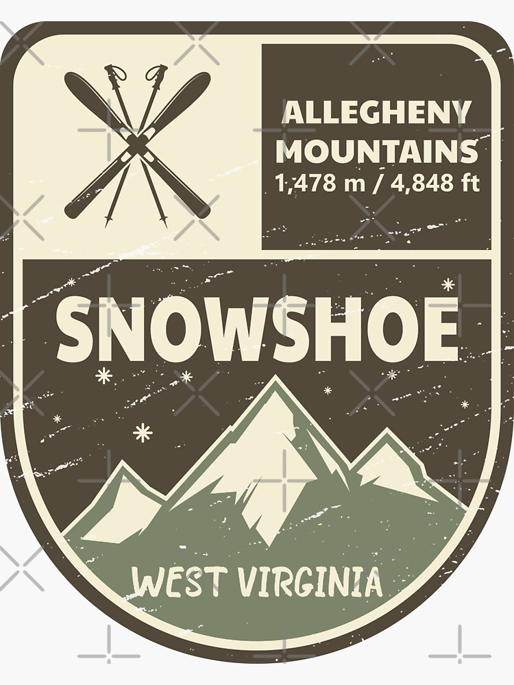 Snowshoe Allegheny Mountains West Virginia | Sticker