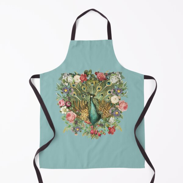 Item preview, Ornate Indian Peacock And Beautiful Decorative Cascading Flowers designed and sold by TrulyEpoque.
