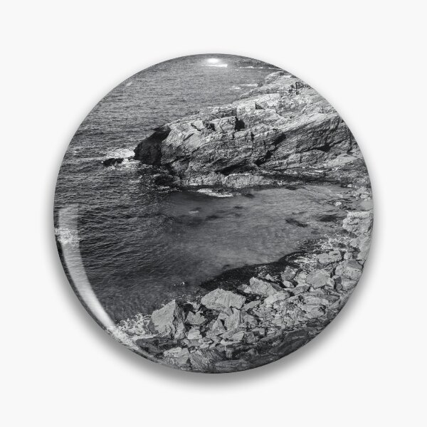 Item preview, Rocky bay, Tintagel, Cornwall in black and white designed and sold by MaclarenPhoto.