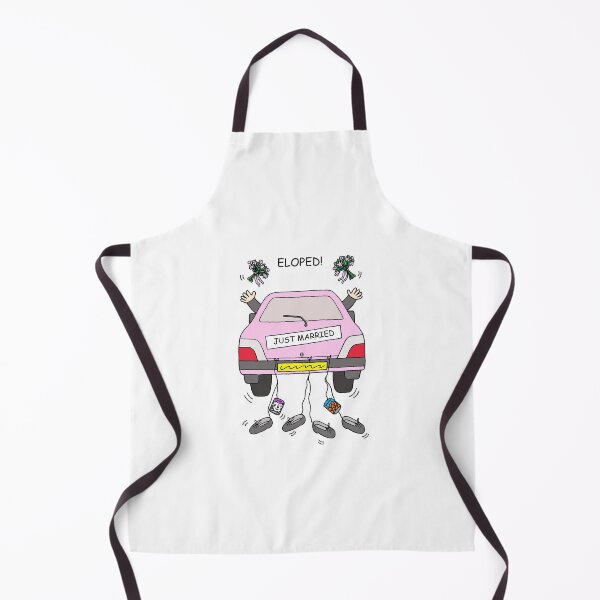 Item preview, Cartoon Gay Couple Elopement Cartoon Car designed and sold by KateTaylor.