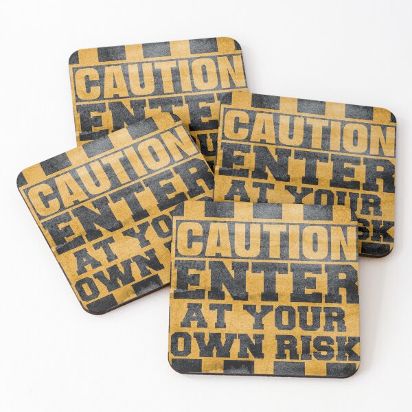 Item preview, Caution Enter at your own risk-at your own risk sign-enter at your own risk sign- designed and sold by Rajpramanik.