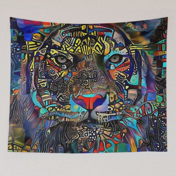 Item preview, wallace tiger designed and sold by L. ROCHE.