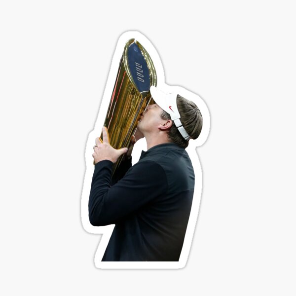 Kirby smart national championship trophy Sticker