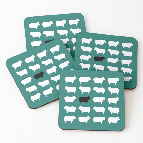 Item preview, Black Sheep Sweater Pattern Green designed and sold by Identity Club Co.