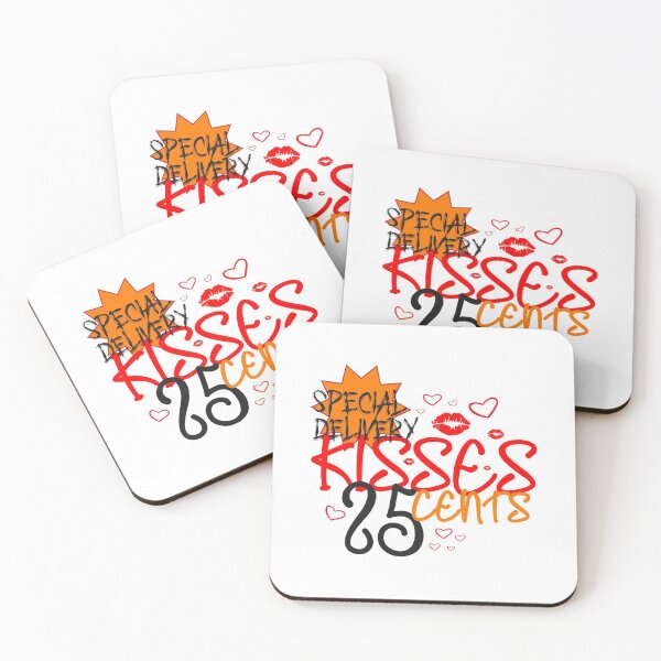 Item preview, special delivery kisses 25 cents,Valentine's day,sarcasm quotes. designed and sold by comeonyassine21.