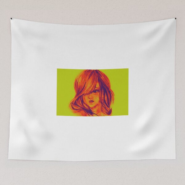 Item preview, Colors of Imagination in her hair. Hand painted watercolor illustration designed and sold by oanaunciuleanu.