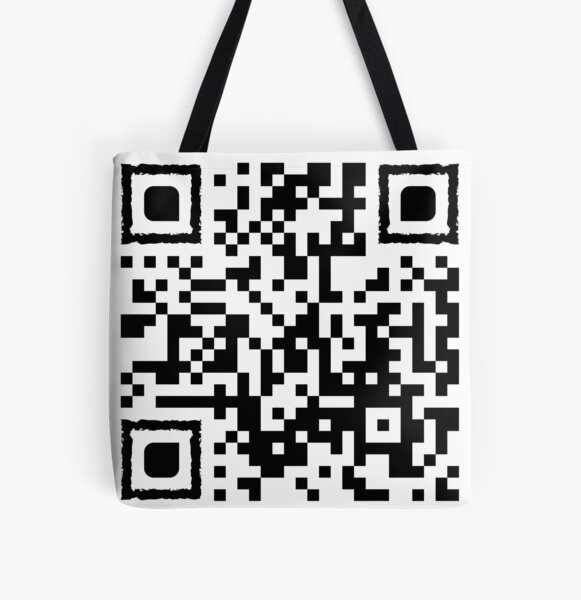 Rick Roll Your Friends! QR code that links to Rick Astley's “Never Gonna  Give You Up”  music video Sticker for Sale by ApexFibers