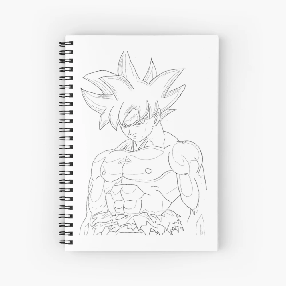 Goku artwork! Spiral Notebook for Sale by requiem147978