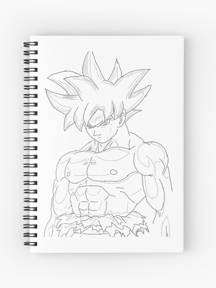 Cuaderno de espiral « Dibujo a lápiz de goku dragon ball z» de  Rishabhthinks | Redbubble