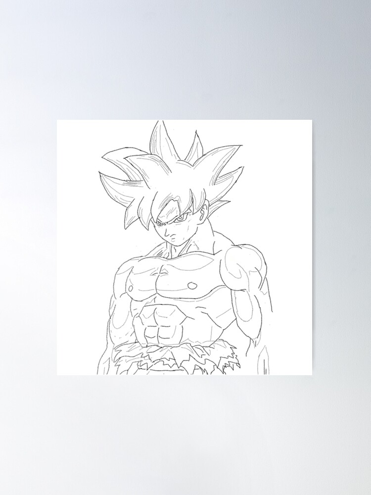 How To Draw Goku Ultra Instinct | Dragon Ball Drawing (step by step) -  YouTube