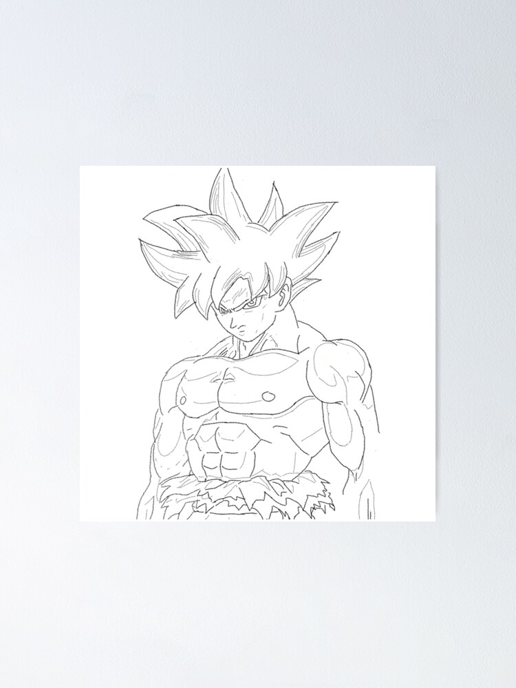 Black And White Pencil Sketch Of Goku, Size: A2 at Rs 549/piece in Delhi |  ID: 2850641401830