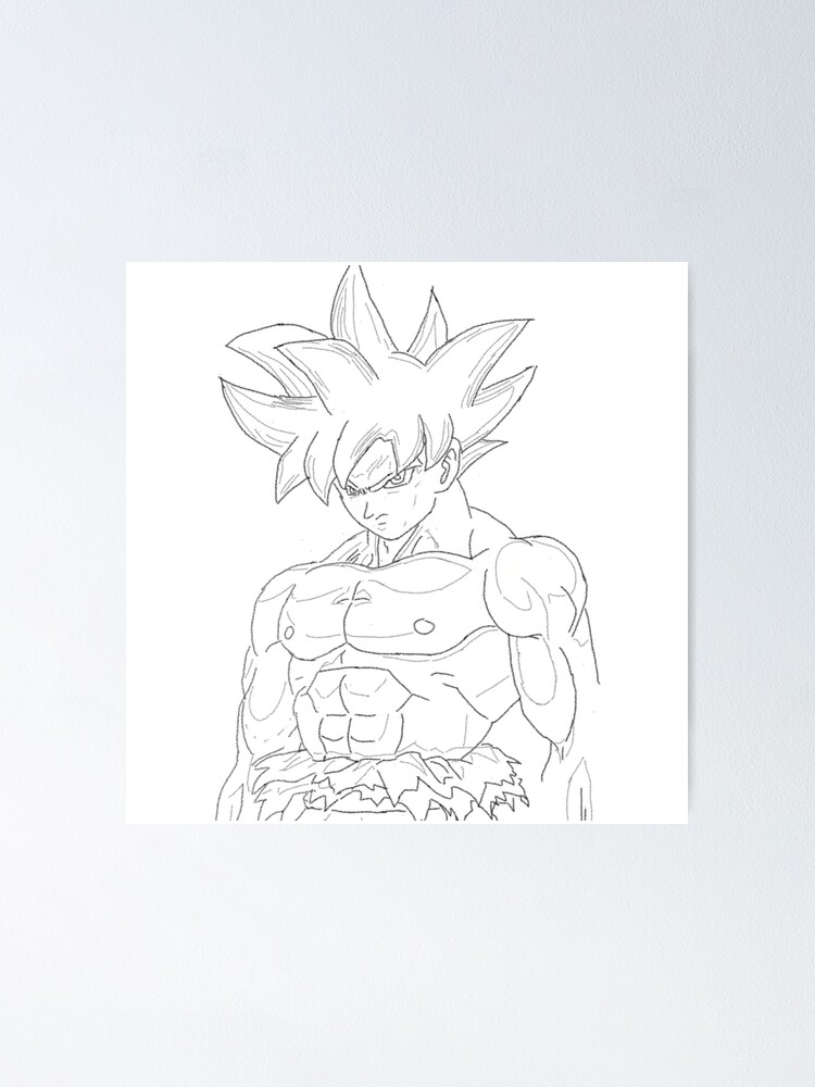 DRAWING GOKU (DRAGONBALL KAI), TUTORIAL DRAW STEP BY STEP WITH PENCIL