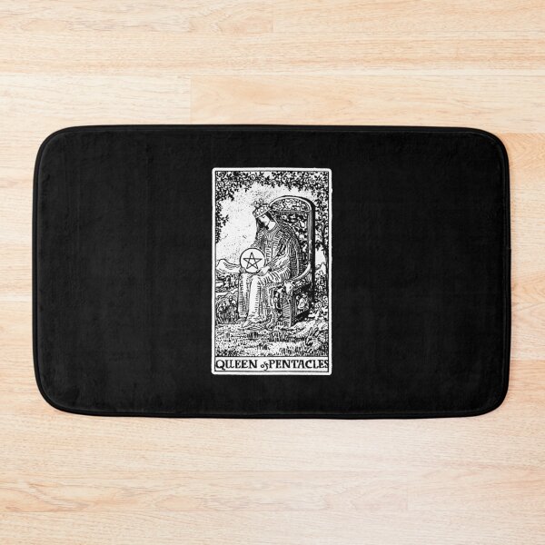 Item preview, Queen of Pentacals - Tarot Card - Major Arcana - fortune telling - occult designed and sold by createdezign.