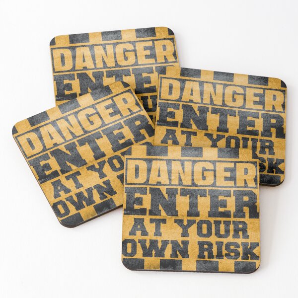 Item preview, Danger enter at your own risk-at your own risk sign-enter at your own risk sign- designed and sold by Rajpramanik.