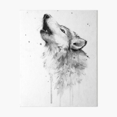 Artikel-Vorschau von Cooles Wolf-Grau-Aquarell-Design, designt und verkauft von Alton-Tomvis.
