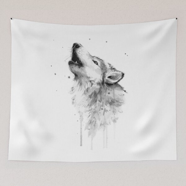 Item preview, Cool Wolf Gray Watercolor Design designed and sold by Alton-Tomvis.